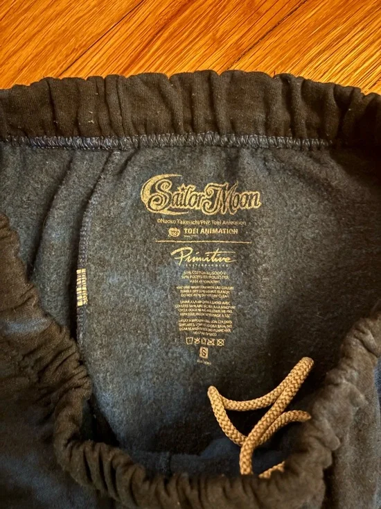 Primitive Unisex Navy Black Tie-Dye Sailor Moon Graphic Sweatpants - Picture 3 of 5